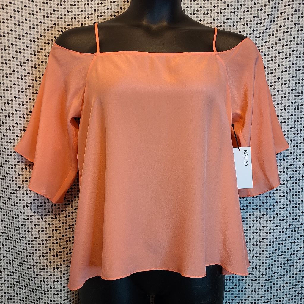 Nwt Bailey/ 44 Moonlight Walk Silk Blouse Size L